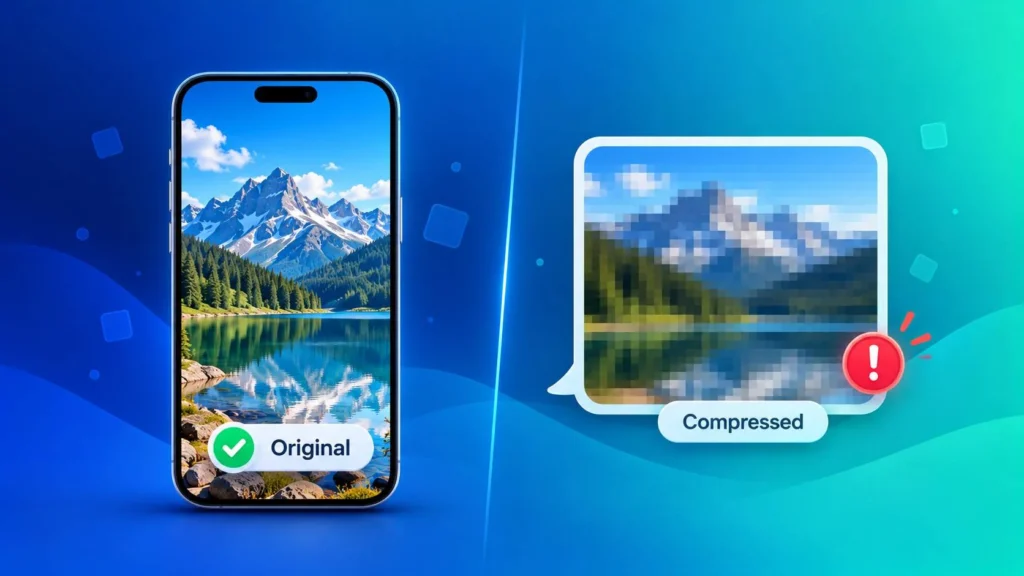 Uncompressed photos vs compressed photo quality